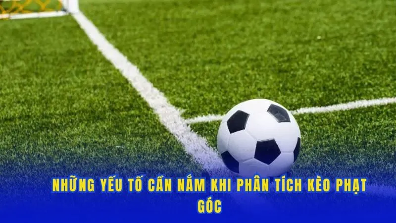Những yếu tố cần nắm khi phân tích kèo phạt góc